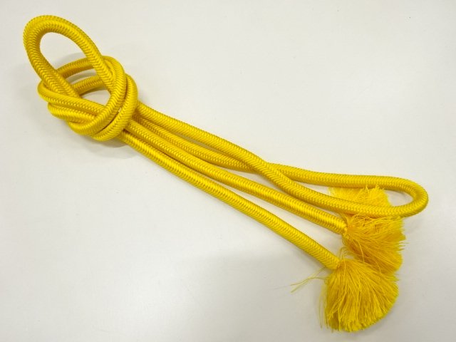 JAPANESE KIMONO / HAND-TIED OBIJIME CORD